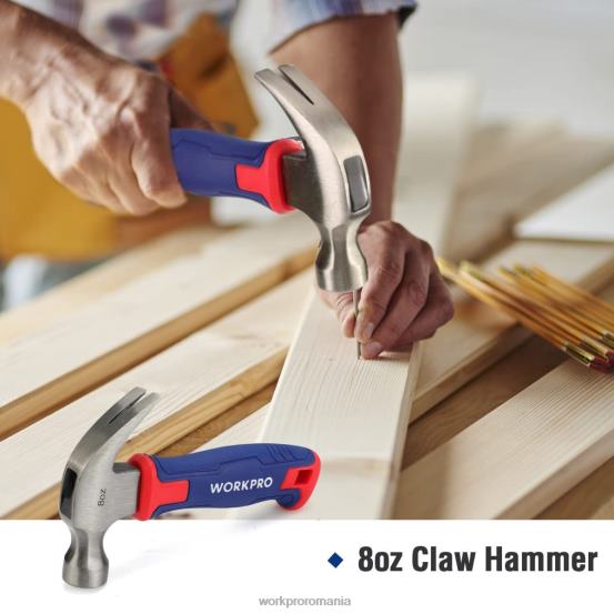 Set de 35 de unelte de uz casnic cu cutie de depozitare WORKPRO 2HX80246 roz/albastru instrument