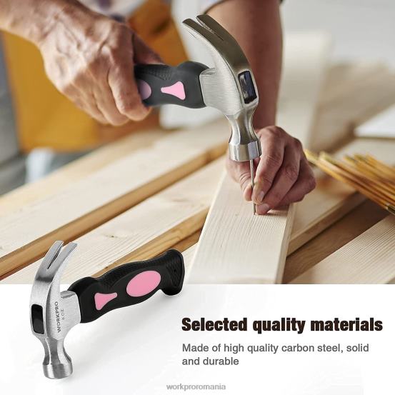 Trusă de unelte de uz casnic pentru femei cu 10 buc set de suport pentru bucăți de șurubelniță WORKPRO 2HX80243 roz instrument