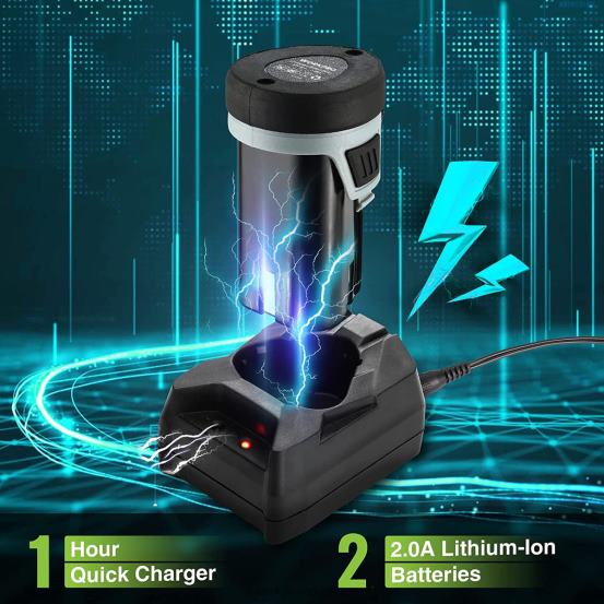 cheie electrică cu clichet fără fir, 12v 40 ft-lbs cheie electrică cu clichet 9 buc. WORKPRO 2HX80227 util instrument