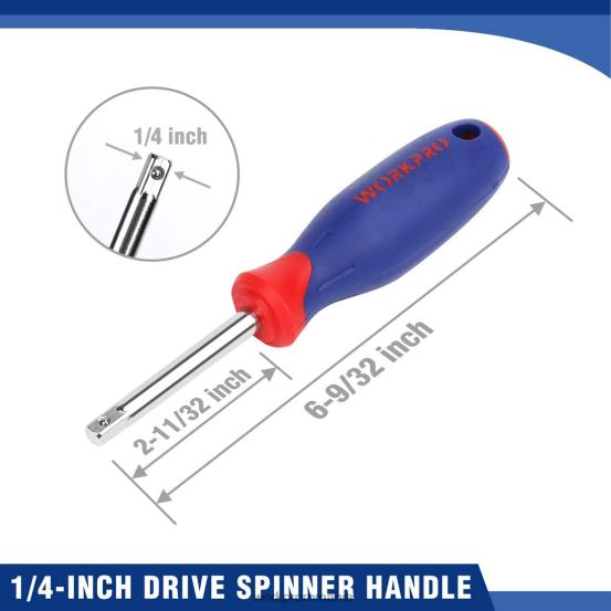 set de prize, 70 buc set de prize de antrenare cu clichet cu eliberare rapidă, metric și sae WORKPRO 2HX80308 morden instrument