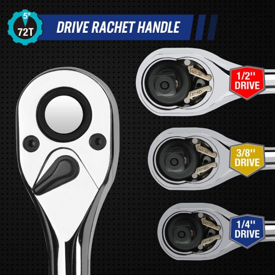 set de scule mecanice, 192 buc set chei tubulare cu carcasă de depozitare WORKPRO 2HX80311 util instrument