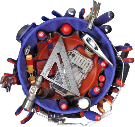 organizator de scule cu găleată cu 51 de buzunare (excluse uneltele) WORKPRO 2HX8020 util depozitare