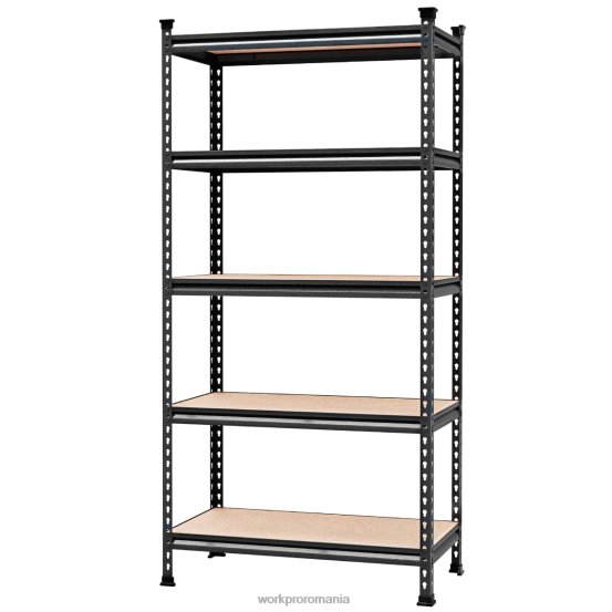 Rafturi metalice reglabile pe 5 niveluri, rafturi rezistente, capacitate de încărcare de 4000 lbs WORKPRO 2HX8012 morden depozitare
