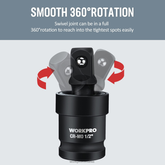 Set de articulații universale cu impact de 3 piese WORKPRO 2HX80148 util instrument