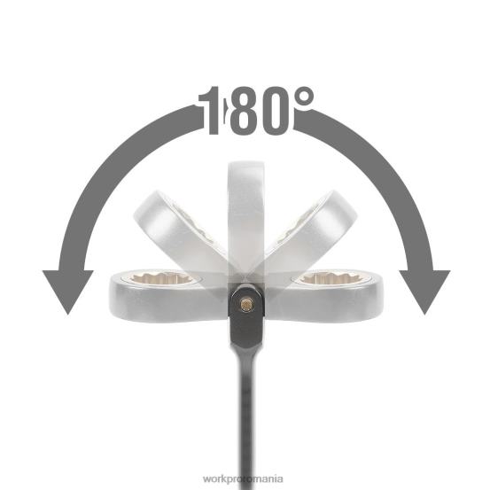 Set de chei combinate cu clichet cu cap flexibil, 8 buc, cu geanta organizatoare WORKPRO 2HX8086 util instrument