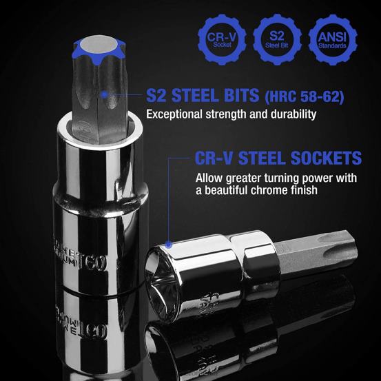 Set de prize torx 13 buc (doar pentru uz manual) WORKPRO 2HX80127 morden instrument