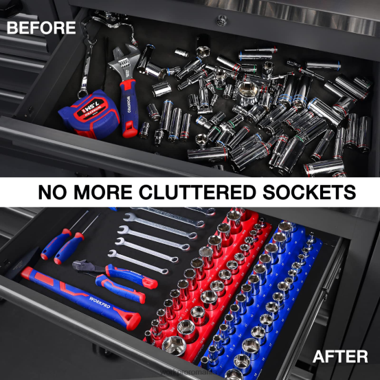 set organizator prize magnetice WORKPRO 2HX80131 nou instrument