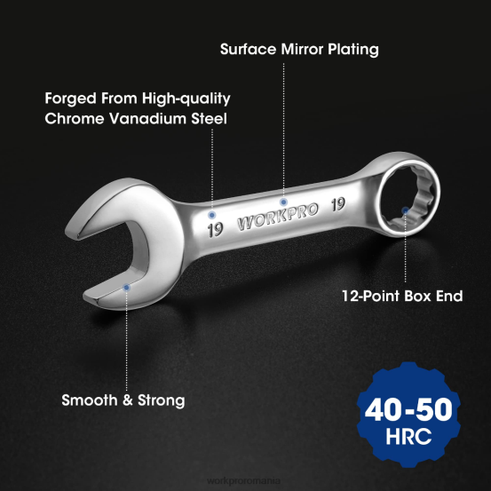 Set de chei combinate 12 buc WORKPRO 2HX8097 util instrument
