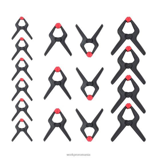 Set de cleme cu arc din nailon de 16 buc pentru prelucrarea lemnului, studiouri de fotografie și lucrări de bricolaj WORKPRO 2HX80125 morden instrument