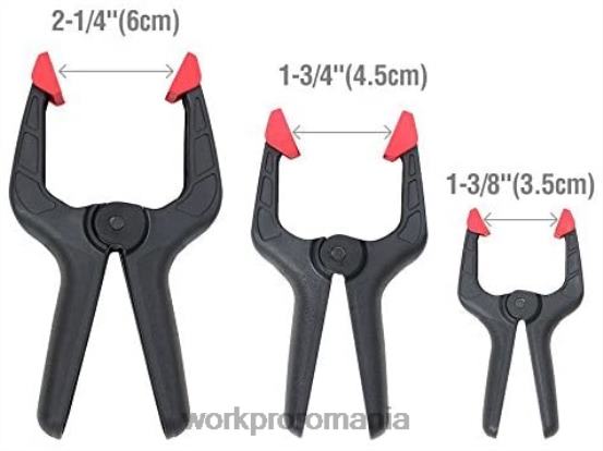 Set de cleme cu arc din nailon de 16 buc pentru prelucrarea lemnului, studiouri de fotografie și lucrări de bricolaj WORKPRO 2HX80125 morden instrument