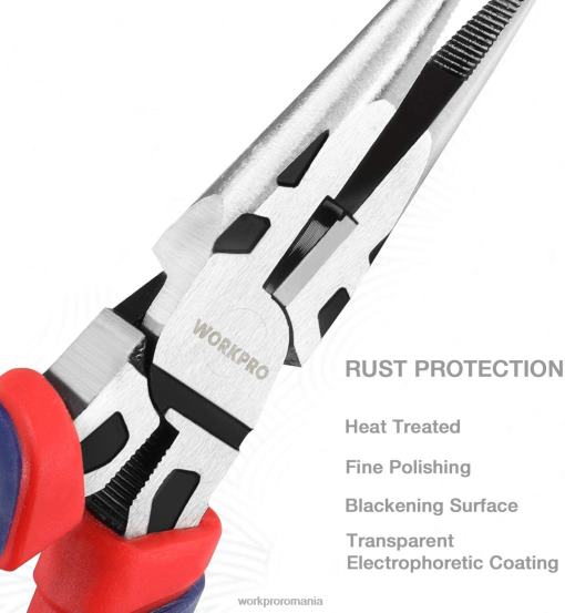 Set de clești de construcție premium cr-v de 5 buc cu husă de depozitare WORKPRO 2HX8066 util instrument