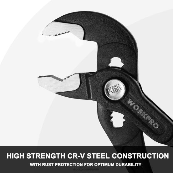 clește de îmbinare cu caneluri cu prindere confortabilă WORKPRO 2HX8071 util instrument