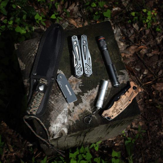 Set de 3 bucăți cuțite utilitare pliabile cu schimbare rapidă, cu clemă pentru curea WORKPRO 2HX8045 morden instrument