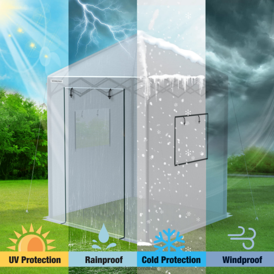 seră portabilă walk-in WORKPRO 2HX80289 util instrument