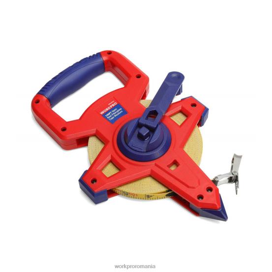 Bandă de măsurare cu bobina deschisă cu lamă dublă din fibră de sticlă acoperită cu nailon, 100 de picioare WORKPRO 2HX80109 nou instrument