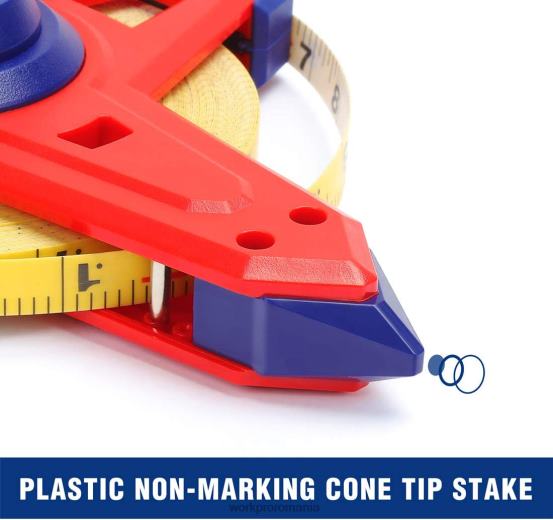 Bandă de măsurare cu bobina deschisă cu lamă dublă din fibră de sticlă acoperită cu nailon, 100 de picioare WORKPRO 2HX80109 nou instrument