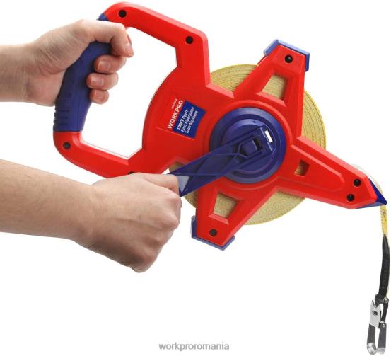 Bandă de măsurare cu bobina deschisă cu lamă dublă din fibră de sticlă acoperită cu nailon, 100 de picioare WORKPRO 2HX80109 nou instrument