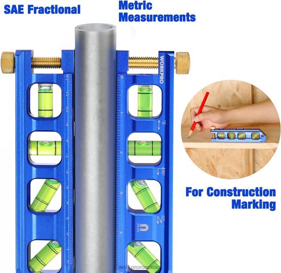 Nivel de îndoire a conductei de 6,3 inchi WORKPRO 2HX80108 util instrument
