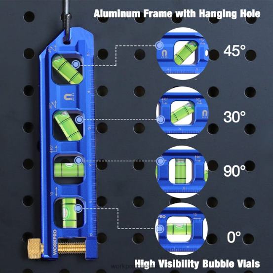 Nivel de îndoire a conductei de 6,3 inchi WORKPRO 2HX80108 util instrument