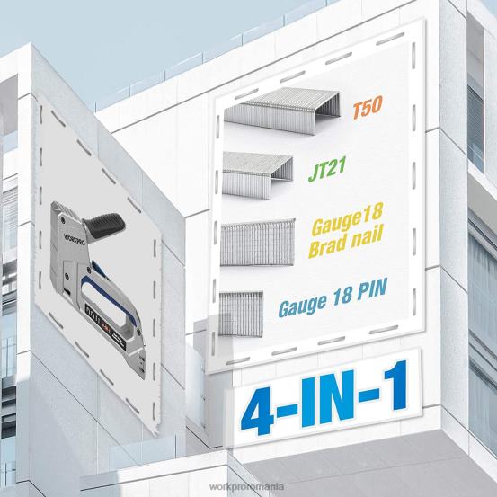 cuier cuie greu 4 în 1 din aluminiu cu 2000 de capse WORKPRO 2HX8058 util instrument