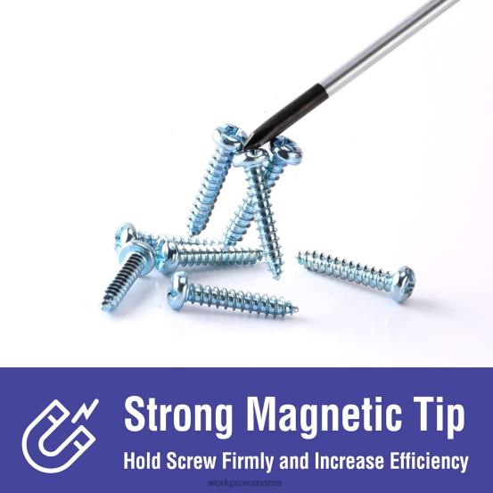 Set de șurubelnițe magnetice, 16 buc șurubelnițe de precizie torx cu crestătură Phillips cu magnetizator WORKPRO 2HX8098 nou instrument