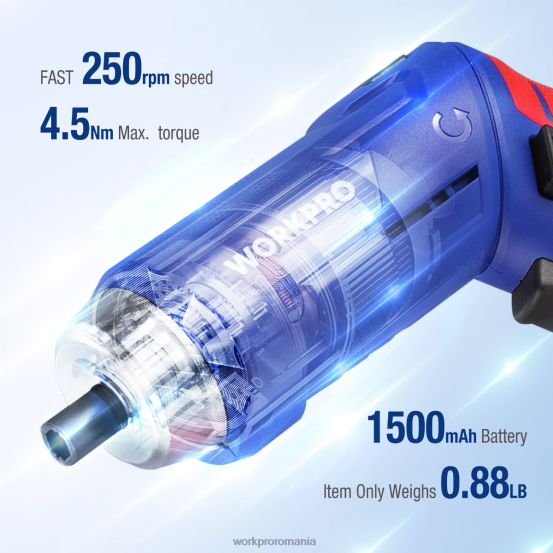 Trusă de instrumente pentru acasă 18 buc WORKPRO 2HX80102 roz/albastru instrument
