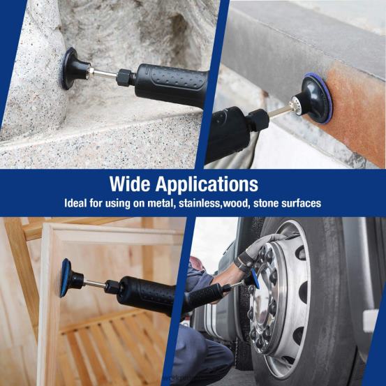 Set de 101 discuri de șlefuit discuri de 2 inch cu suport de 1/4 inch WORKPRO 2HX80193 util instrument