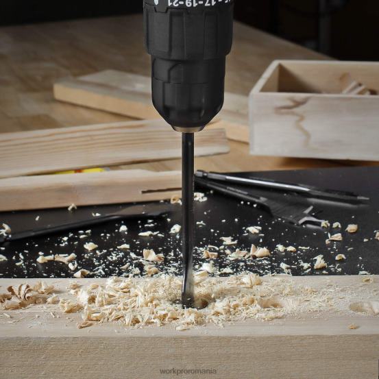 Set de burghie pro spade din oțel carbon premium de 10 buc WORKPRO 2HX80192 util instrument