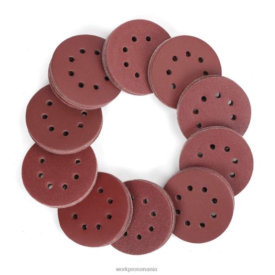 Set de discuri de șlefuit de 150 buc pentru șlefuitor orbital aleatoriu WORKPRO 2HX80197 util instrument