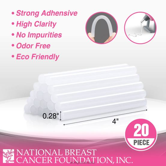 mini kit de pistol de lipici fierbinte cu 20 bucăți de bețișoare de lipici fierbinte WORKPRO 2HX80162 roz/alb instrument